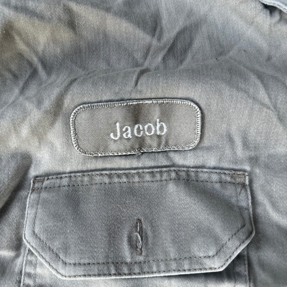 Carhartt FR Work Shirt Mens 2XL Gray Fair Flame Resistant Patch Utility 294-62 - Picture 8 of 9